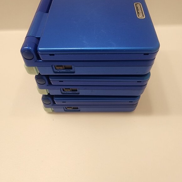 1X Rare Nintendo Blue Gameboy Advance SP 100% GENUINE Rockman (Japanese Megaman) - Picture 5 of 7